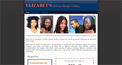 Desktop Screenshot of elizabetbraids.com